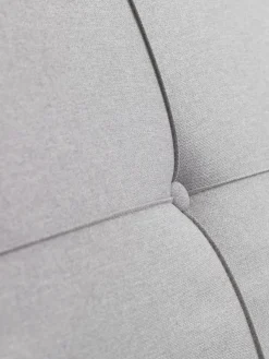 Slaapbank OREVAD lichtgrijze stof