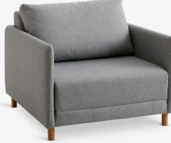 Slaapfauteuil NORODDEN lichtgrijs