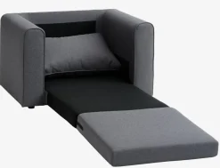 Slaapfauteuil SKILLEBEKK donkergrijs