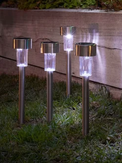 Solarlamp ALK Ø6xH37cm 4 stuks