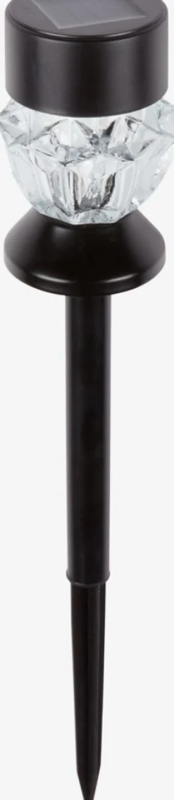 Solarlamp SPLITTERNE Ø7xH35 zwart