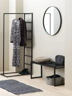 Spiegel MARSTAL Ø70 zwart