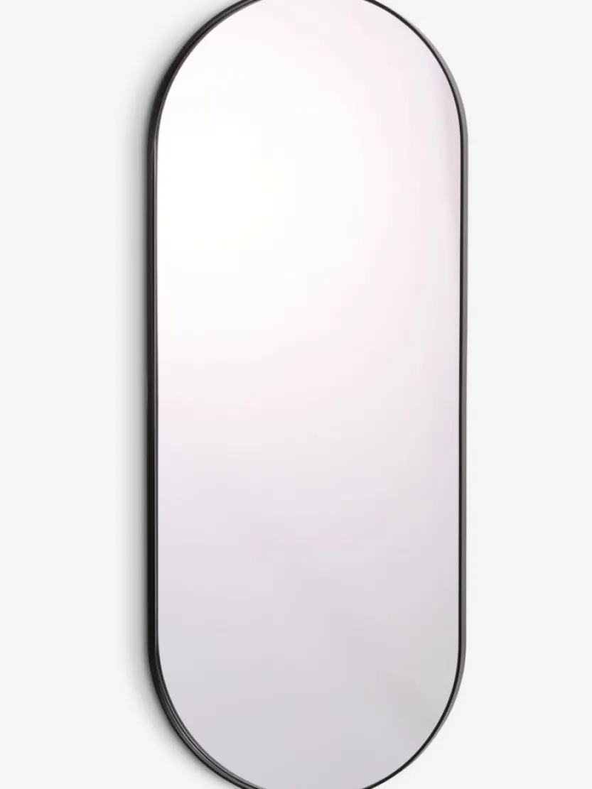 Spiegel MARSTAL 40x100 zwart