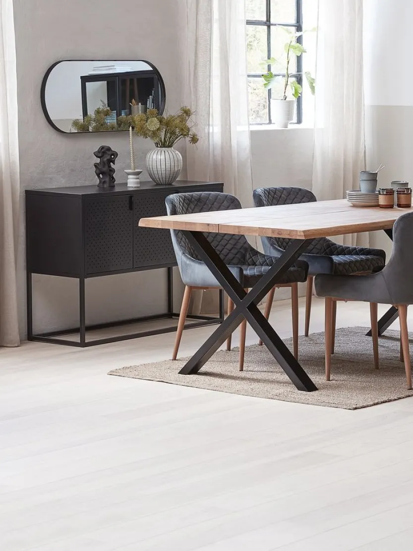 Spiegel MARSTAL 40x100 zwart