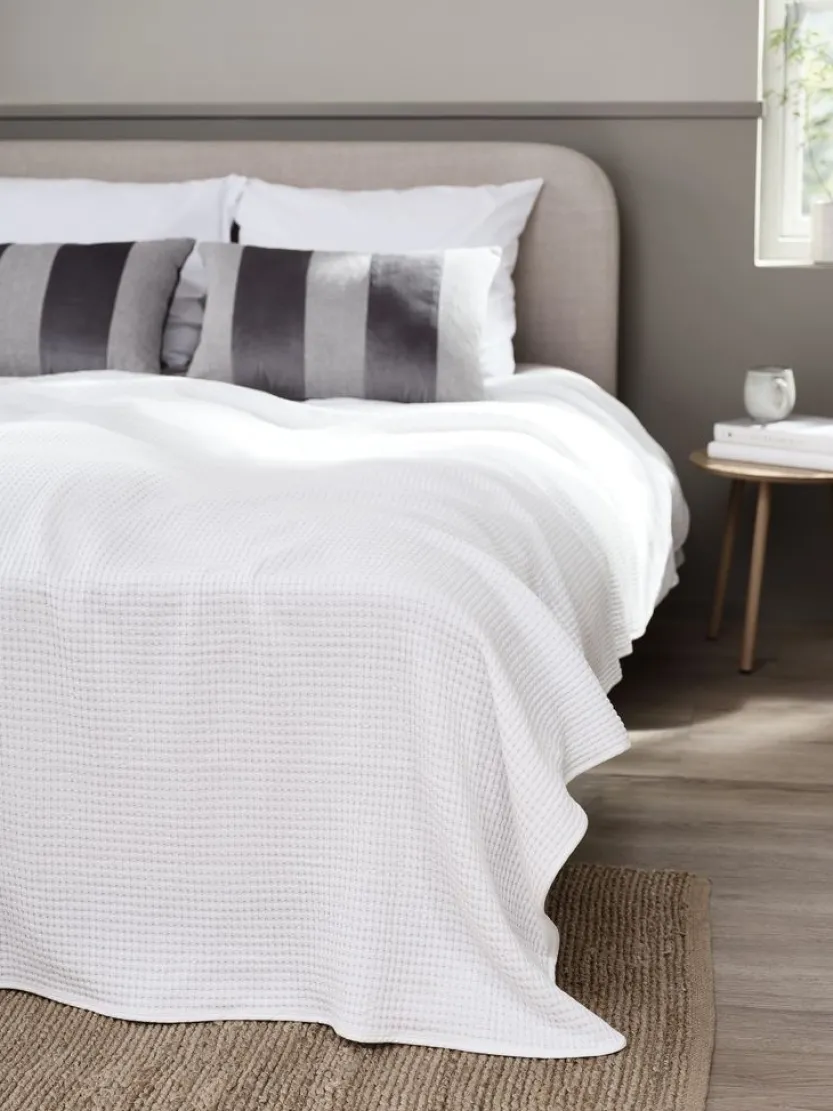 Sprei FORSYTIA 160x220 wit