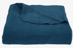 Sprei JERNTRE 160x220 fleece blauw