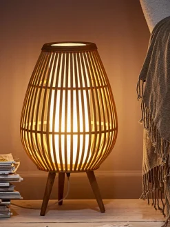 Staande lamp DANI H54cm bruin