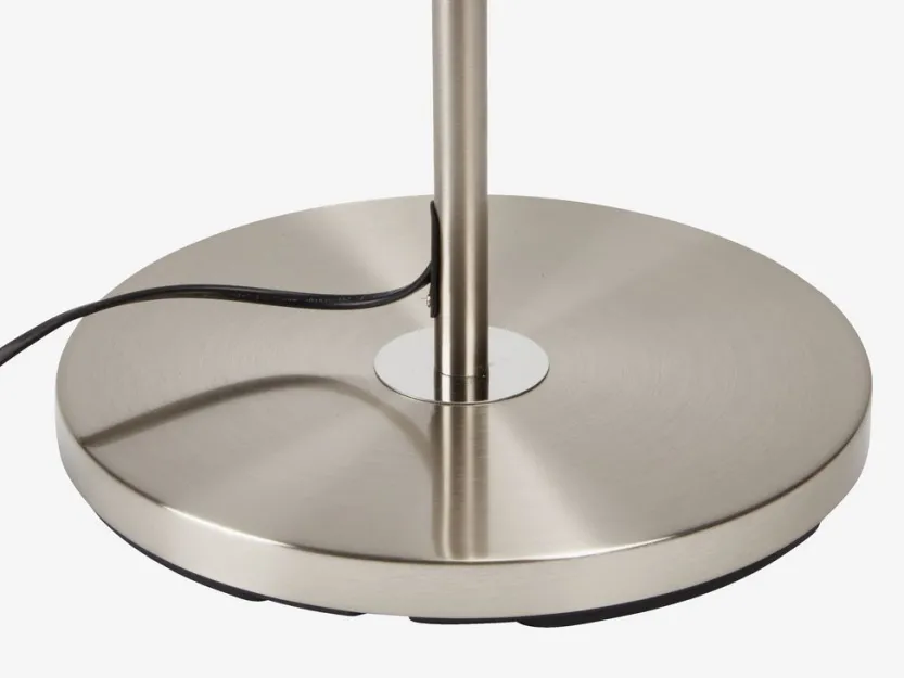 Staande lamp KRISTOF H145cm geborsteld staal