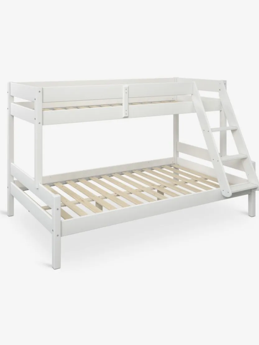 Stapelbed VESTERVIG 80/120x200 inclusief ladder wit