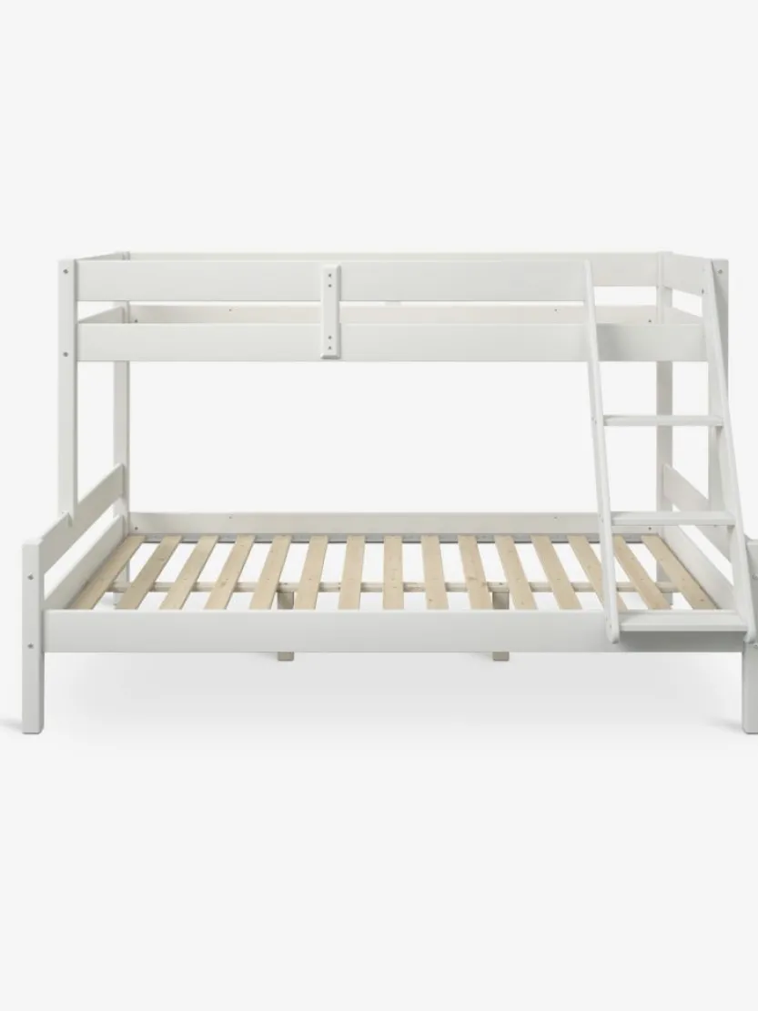 Stapelbed VESTERVIG 80/120x200 inclusief ladder wit