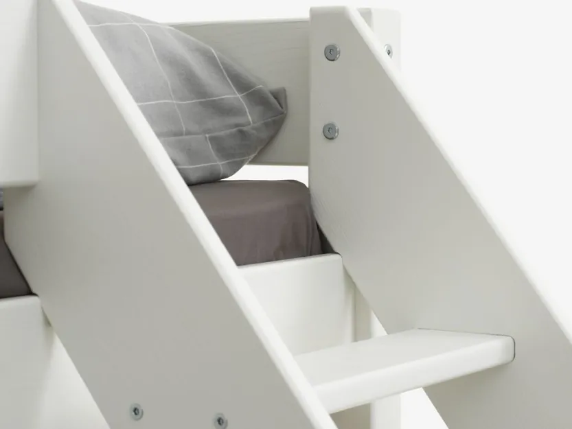 Stapelbed VESTERVIG 90/140x200 inclusief ladder wit