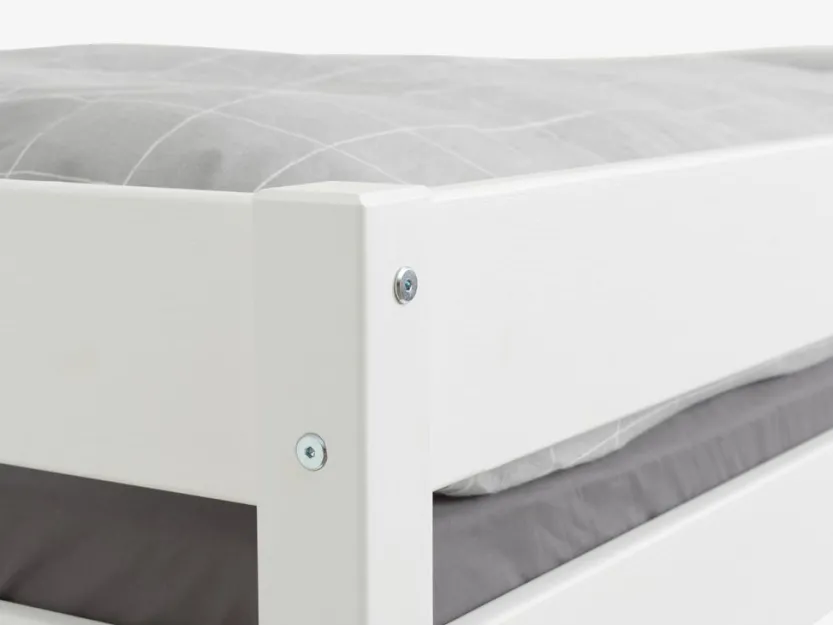 Stapelbed VESTERVIG 2x90x200 inclusief ladder wit