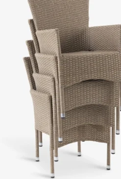 Stapelstoel AIDT naturel