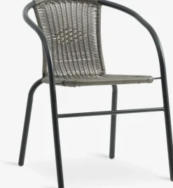 Stapelstoel GRENAA zwart