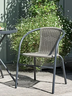 Stapelstoel GRENAA zwart