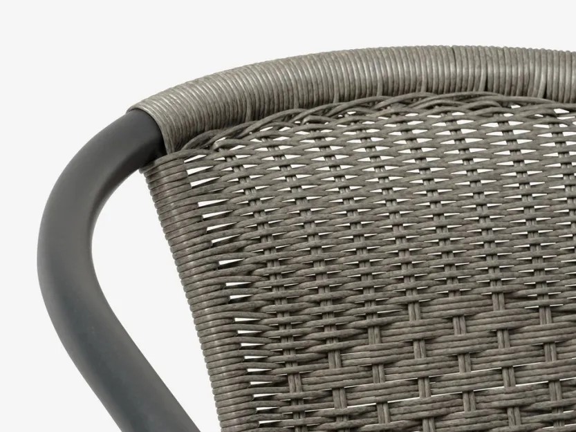 Stapelstoel GRENAA zwart