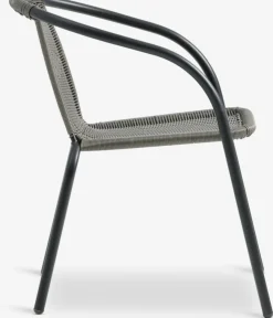 Stapelstoel GRENAA zwart