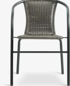 Stapelstoel GRENAA zwart