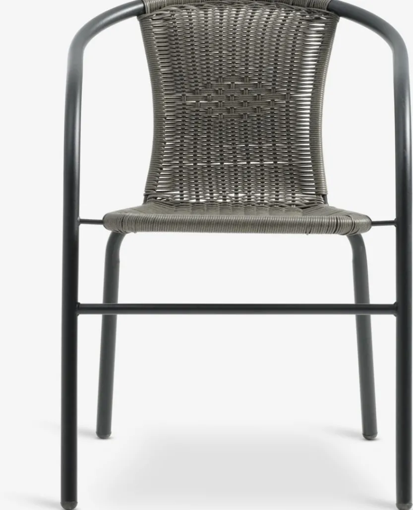 Stapelstoel GRENAA zwart