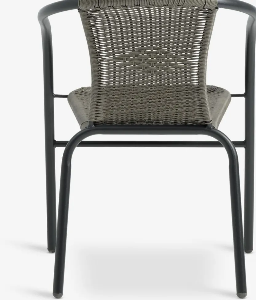 Stapelstoel GRENAA zwart