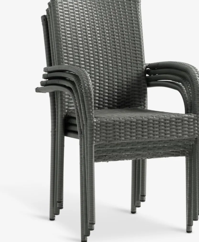 Stapelstoel GUDHJEM grijs