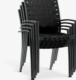 Stapelstoel JEKSEN zwart