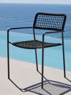 Stapelstoel LABING zwart