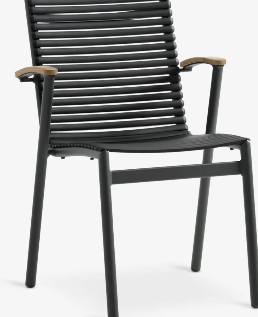 Stapelstoel SADBJERG zwart