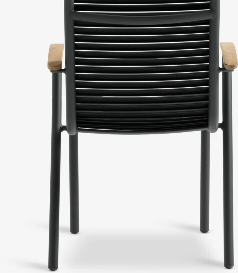 Stapelstoel SADBJERG zwart