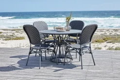 Stapelstoel SAKSBORG grijs