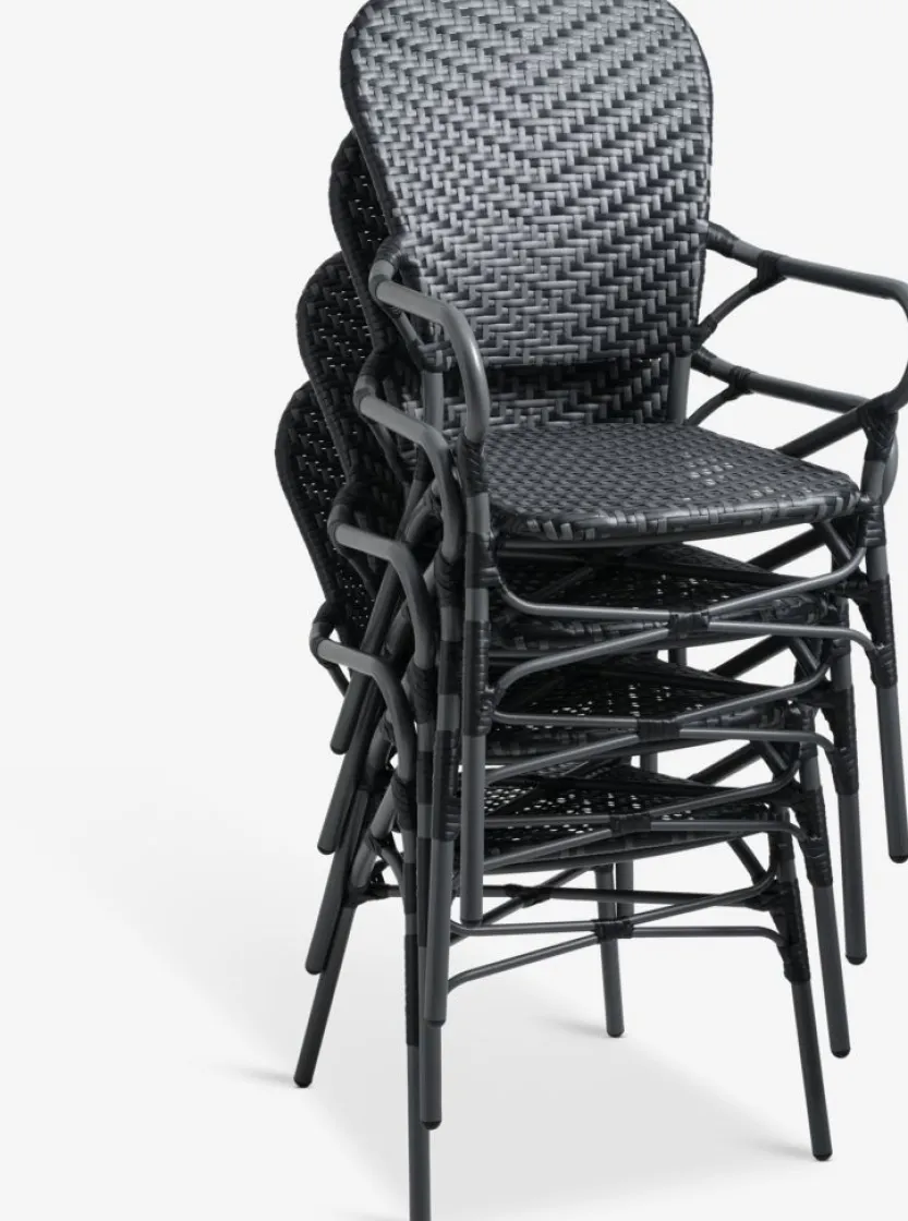 Stapelstoel SAKSBORG grijs