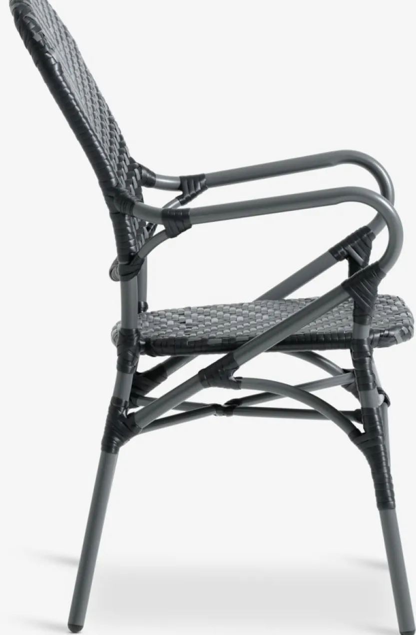 Stapelstoel SAKSBORG grijs