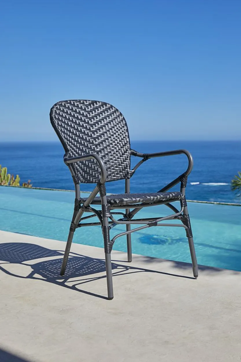 Stapelstoel SAKSBORG grijs