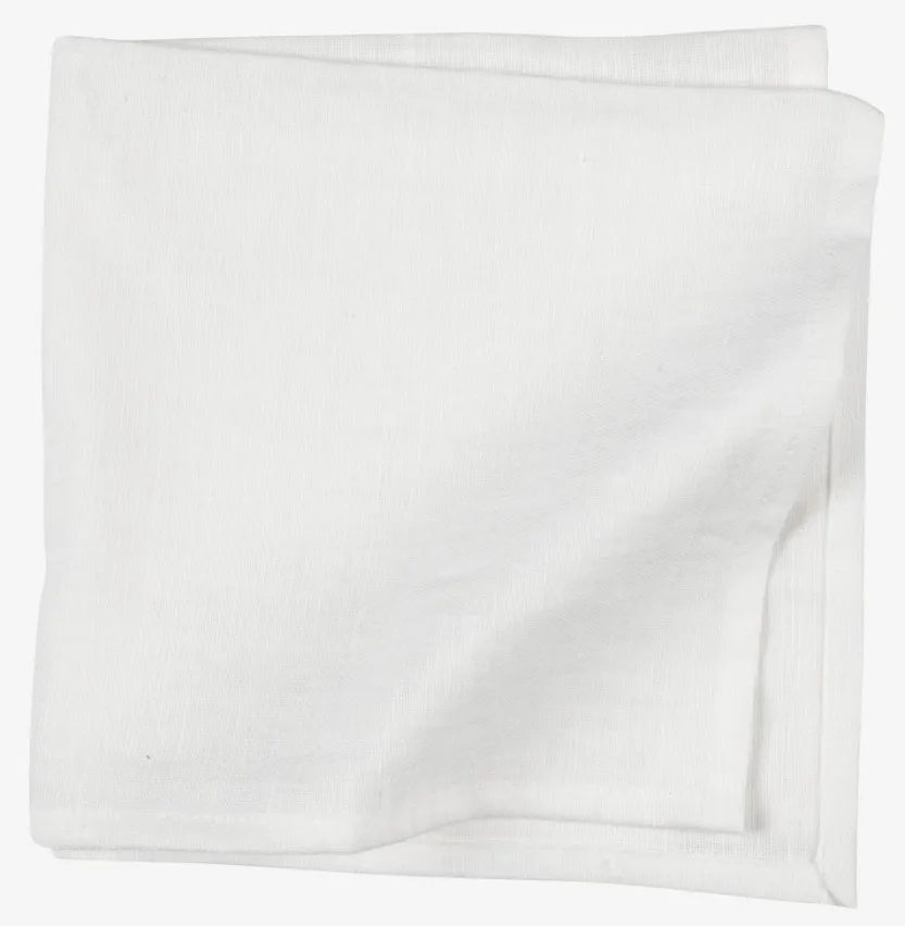 Stoffen servet HARSYRA 40x40 wit
