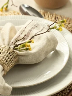 Stoffen servet KASTANIE 40x40 naturel 2 stuks