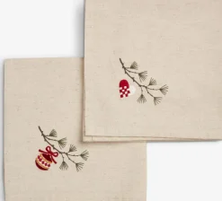 Stoffen servet NELLIKE 40x40 naturel 2 stuks