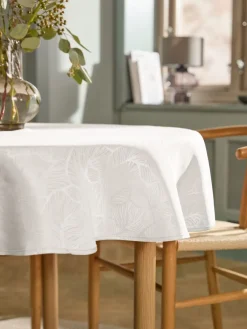 Tafelkleed STILKEG Ø160 beige