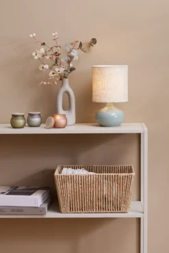 Tafellamp EIVIN Ø15xH25cm porcelein