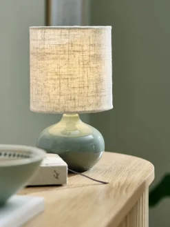 Tafellamp EIVIN Ø15xH25cm porcelein