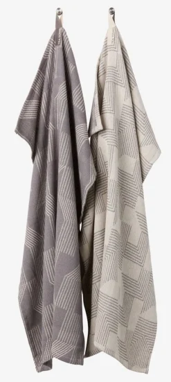 Theedoek LERK 50x70 2 stuks mix