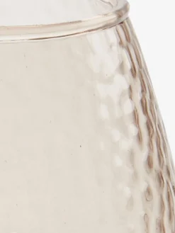 Theelichthouder ALLAN Ø10xH8 cm bruin