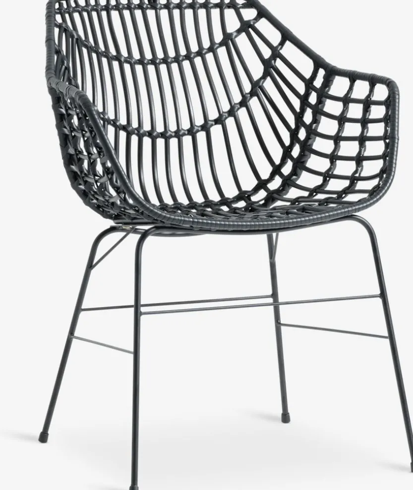 Tuinstoel ILDERHUSE zwart