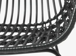 Tuinstoel ILDERHUSE zwart