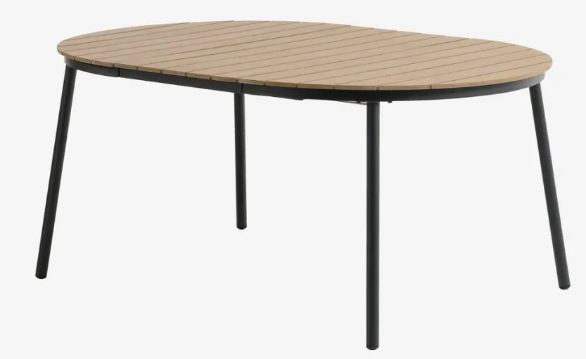 Tuintafel TAGEHOLM Ø118xL118/168 naturel