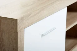 TV-meubel FAVRBO eiken/wit