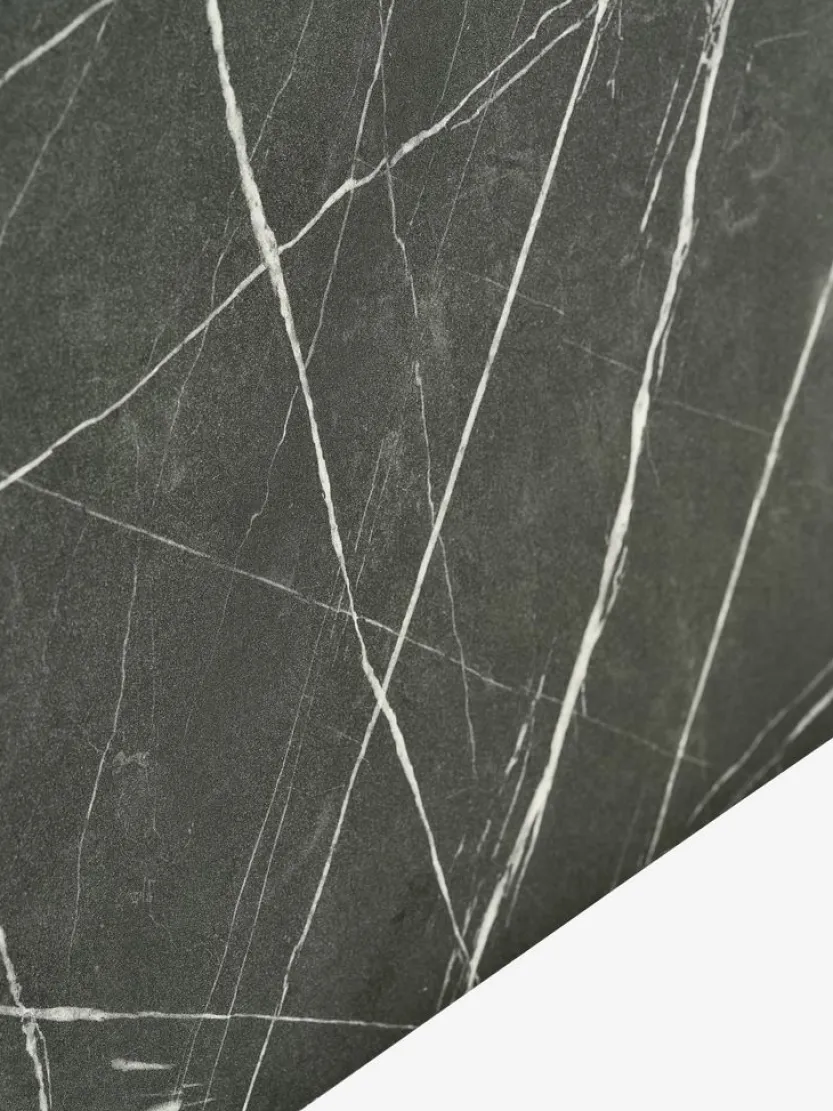 TV-meubel KRONDAL 2 deuren zwart marmer