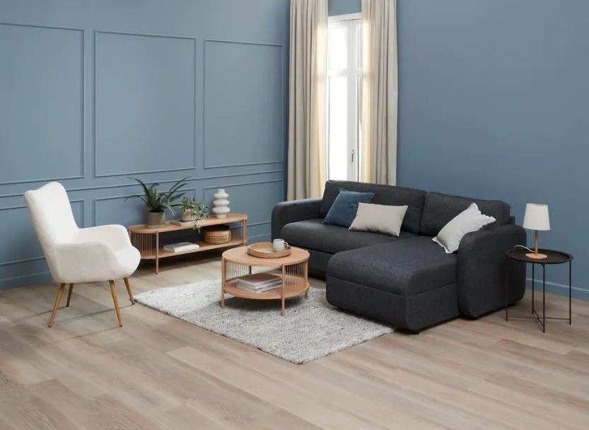 TV-meubel SNESLEV 1 schap eiken kleur