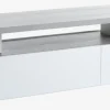 TV-meubel TOFTLUND wit/beton