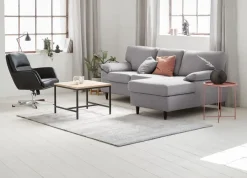 TV-meubel TRAPPEDAL eiken kleur/zwart