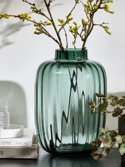 Vaas KNUD Ø21xH29cm grijs